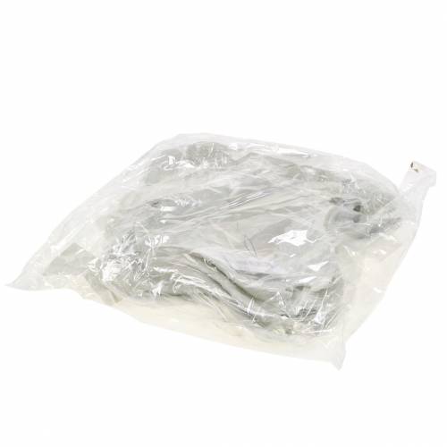 Floristik24 Décorations pour sapin de Noël ailes d'ange paillettes blanc 16cm 12pcs
