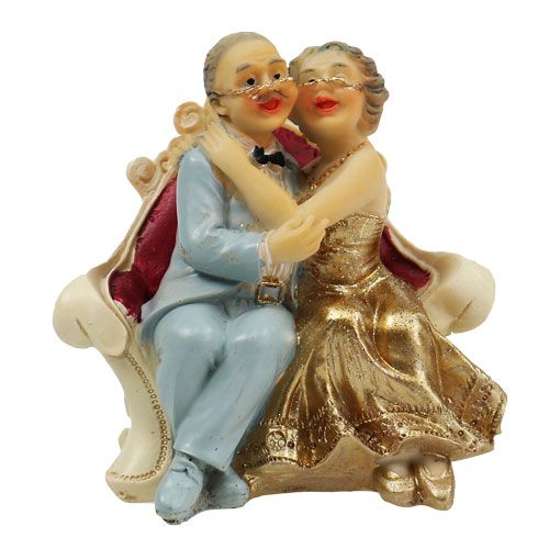 Floristik24 Figurine noces d’or H. 10 cm