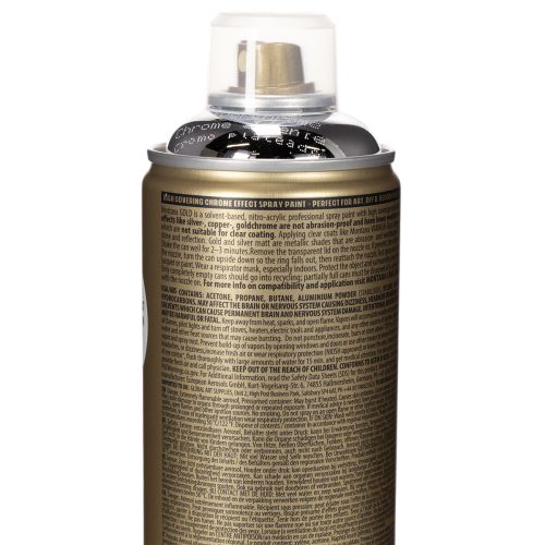 Spray peinture effet chrome