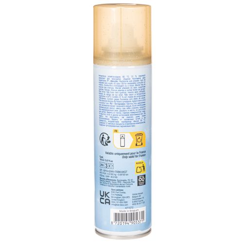 Spray déco pailleté or pour Noël 150 ml | Floristik24.fr