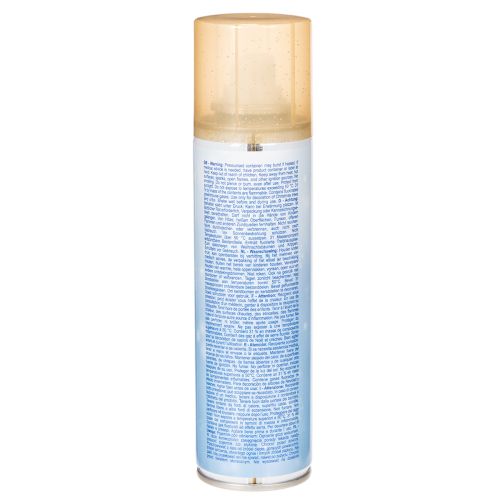Spray déco pailleté or pour Noël 150 ml | Floristik24.fr
