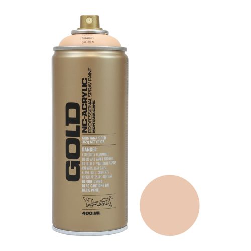 Article Spray laque vernis saumon spray vernis acrylique Montana Gold vernis 400ml