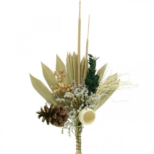 Article Arrangements funéraires fleurs séchées assortiment de décorations funéraires 24 pièces