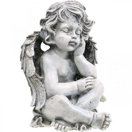 Tombe ange ange gris tombe figure tombe décoration