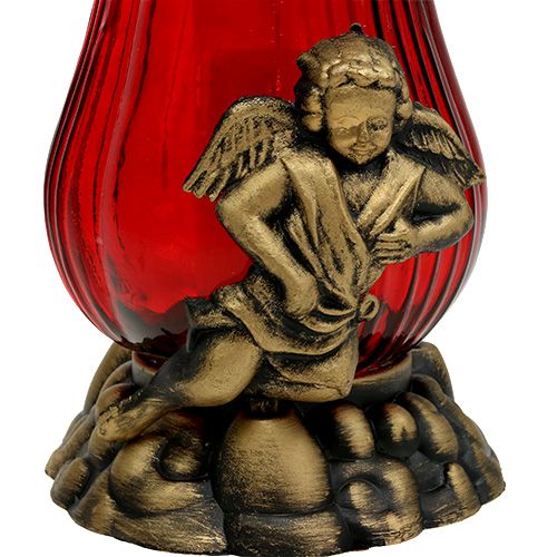 Floristik24 Verre lumineux funéraire Ø14cm H28cm 4pcs