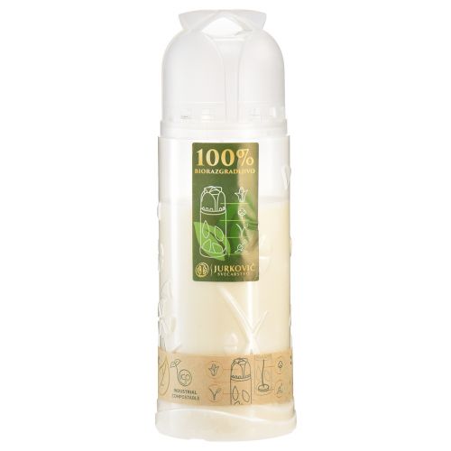 Article Bougie funéraire blanche brûleur hebdomadaire ICP compostable H24cm