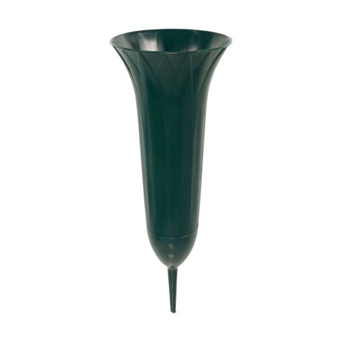Floristik24 Vase funéraire vert foncé 36cm 5pcs