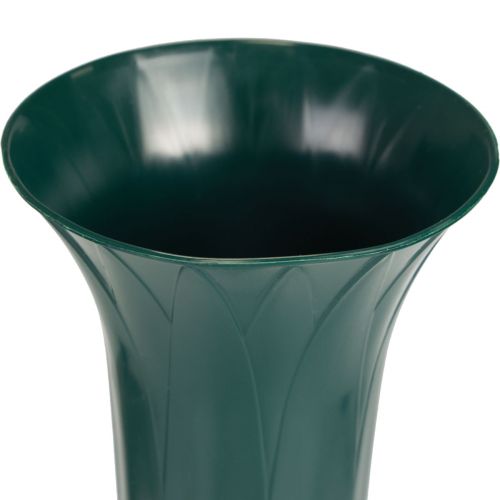 Article Vase funéraire vert foncé 31cm 5pcs