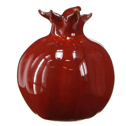 Floristik24 Bougeoir en céramique grenade pour bougies bâtons H15cm 2pcs