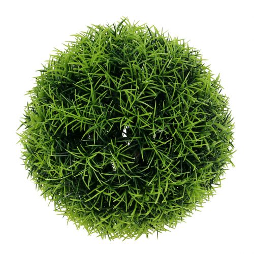 Boule d&#39;herbe boule décorative artificielle vert Ø18cm 1pc
