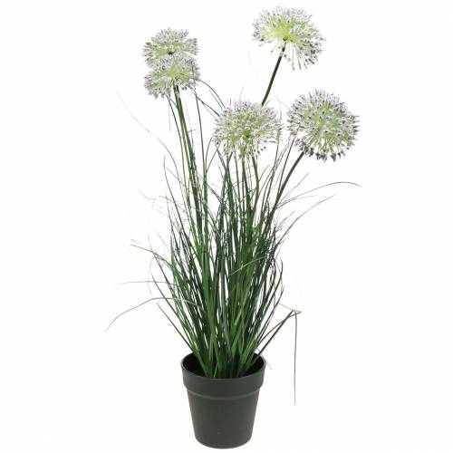 Herbes et fleurs artificielles en pot Violet 70cm