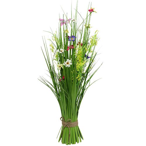 Floristik24 Bouquet d&#39;herbe avec fleurs 73cm