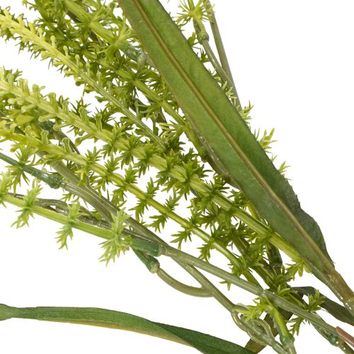 Article Plante artificielle de millet à soies vertes, idéale pour une décoration suspendue élégante et un élément de décoration raffiné, 114 cm.