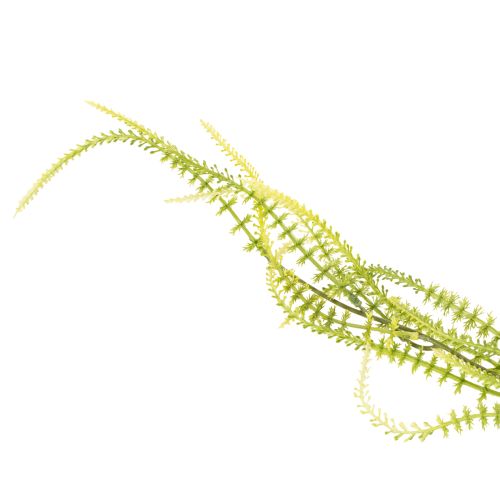 Article Plante artificielle de millet à soies vertes, idéale pour une décoration suspendue élégante et un élément de décoration raffiné, 114 cm.