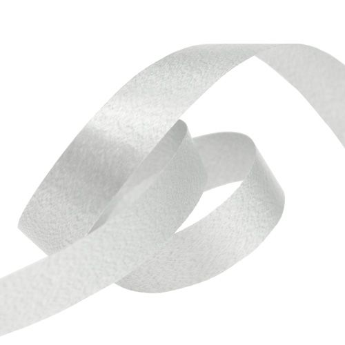 Floristik24 Ruban à friser argent 10mm 250m