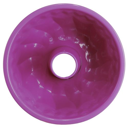 Article Moule à cake décoratif en métal violet Ø23cm H12cm