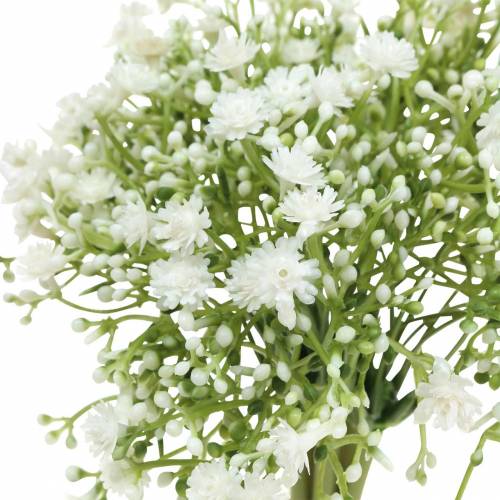 Article Gypsophile gypsophile artificielle en bouquet blanc H28cm 6pcs