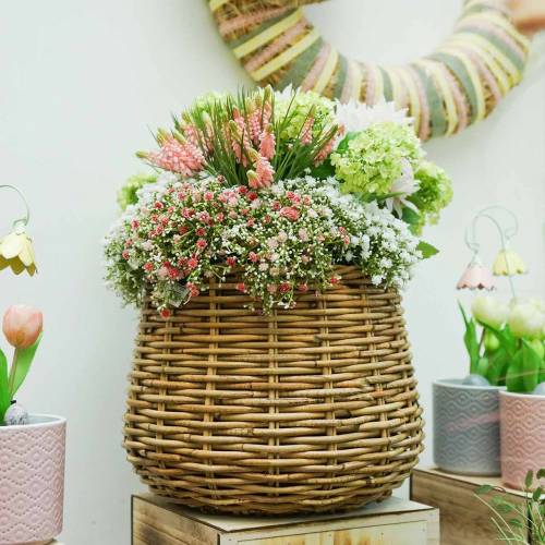 Floristik24 Gypsophile gypsophile artificielle en bouquet rose H28cm 6pcs