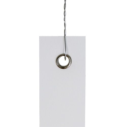 Etiquettes à suspendre blanches 20mm x 140mm 250p