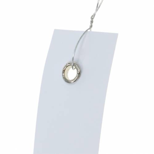 Floristik24 Étiquettes à suspendre blanches 20mm x 80mm 250 pcs