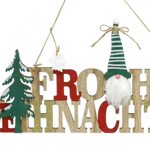 Article Lettrage en bois Joyeux Noël décoration de porte Noël