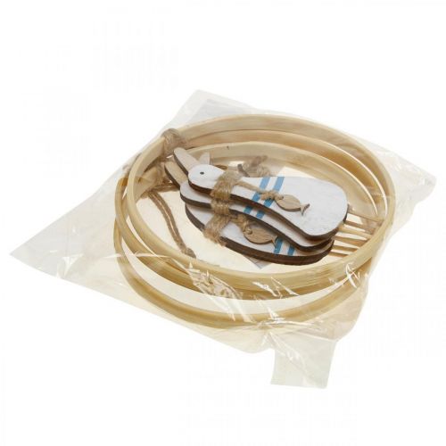 Article Décoration à suspendre décoration de fenêtre cintre décoration maritime canard Ø15cm 4 pièces