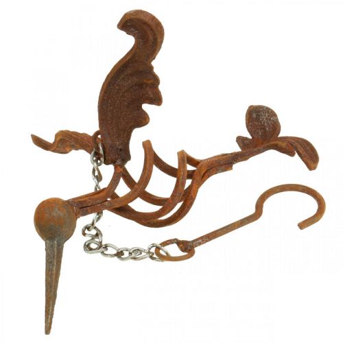 Floristik24 Déco de jardin colibri oiseau en métal patiné à suspendre 24×19cm