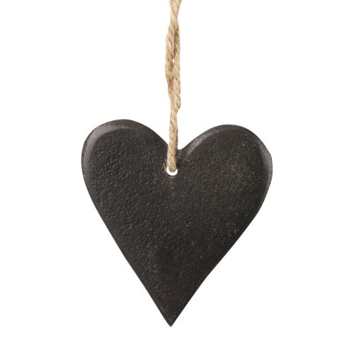 Article Décoration à suspendre coeur en ardoise coeurs décoratifs noir 7cm 6pcs