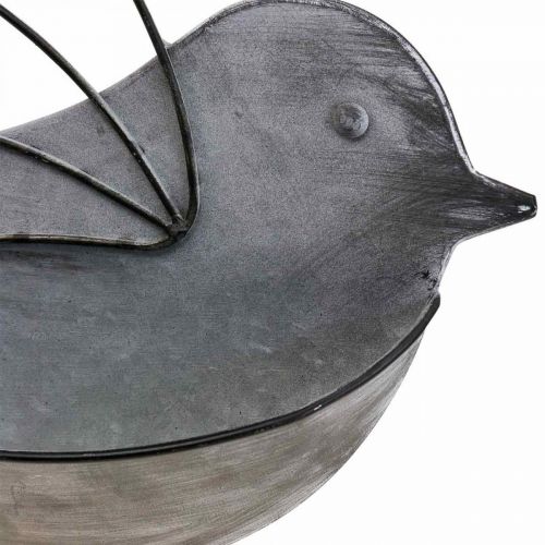 Floristik24 Pot à suspendre métal oiseau mur pot de fleurs à suspendre 34×22cm