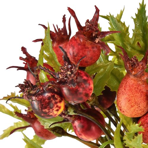 Article Décoration de cynorhodon rouge branches de cynorhodon artificielles 48 cm 3 pièces