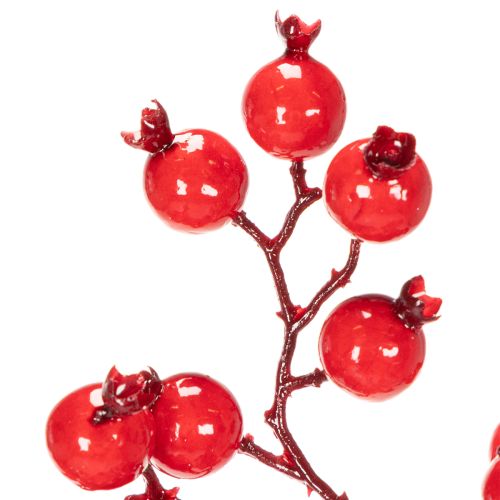 Branche de faux cynorrhodons avec baies brillantes 62 cm | Floristik24.fr