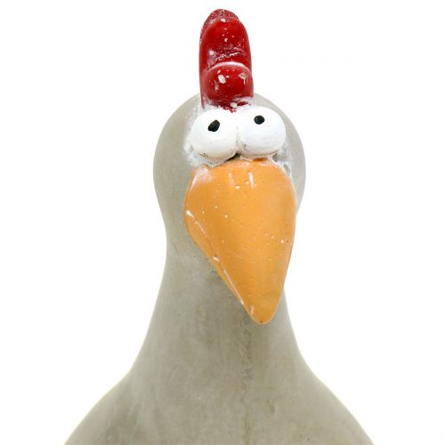 Floristik24 Figurine décorative coq en béton H. 20,5 cm