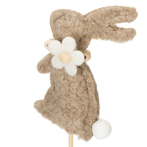 Article Figurine décorative de lapin de Pâques pour les décorations printanières et les accents saisonniers, 42 cm, lot de 8