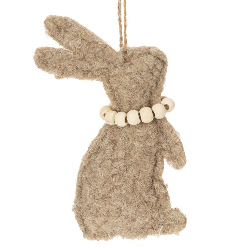 Article Décoration suspendue lapin de Pâques, accessoire décoratif idéal pour la fenêtre, 14 cm, lot de 8