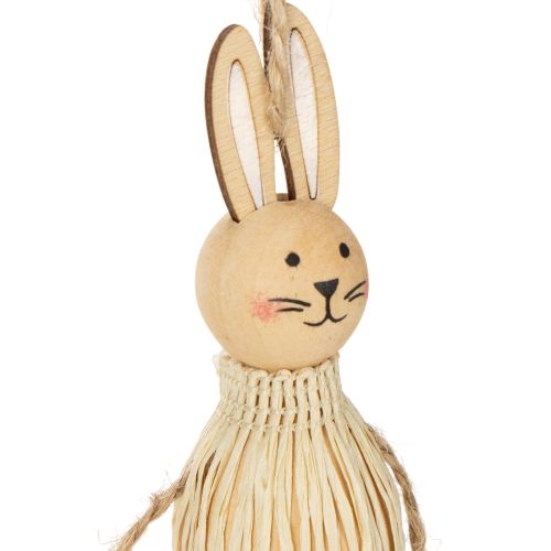 Article Décorations de Pâques à suspendre en forme de lapin, 12 cm, lot de 4