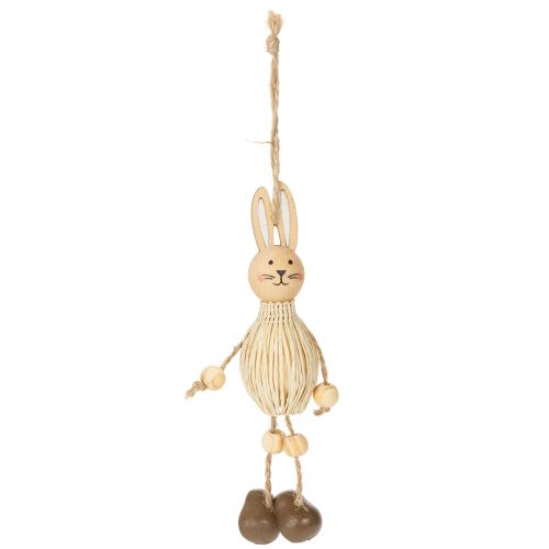 Article Décorations de Pâques à suspendre en forme de lapin, 12 cm, lot de 4