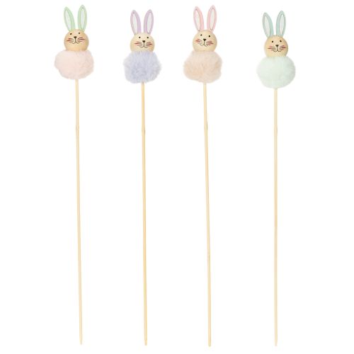 Article Figurines de lapins de Pâques tout doux pour des fêtes de Pâques joyeuses, décoration de chambre, 34 cm, lot de 12