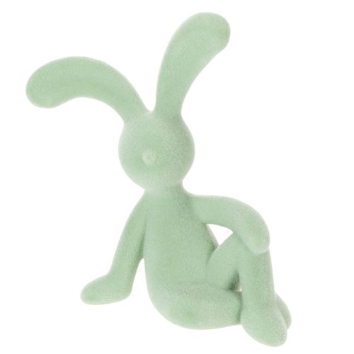 Figurine décorative de lapin de Pâques pour une décoration intérieure élégante et pour Pâques, 22 cm, lot de 2