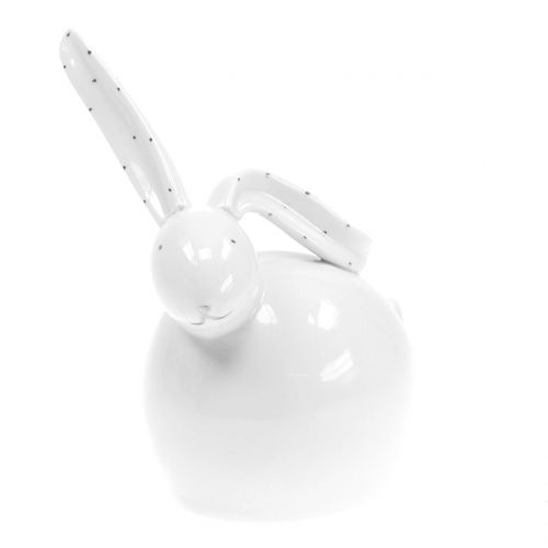 Floristik24 Lapin en céramique blanc 14cm 2pcs