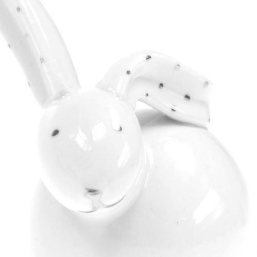 Floristik24 Lapin en céramique blanc 8,5 cm 4pcs