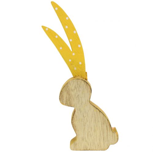 Article Figure à décorer lapin longue oreille 15cm 6pcs