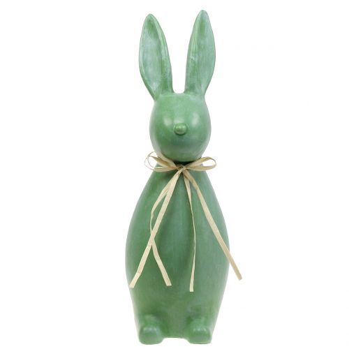 Floristik24 Lapin de Pâques grand vert foncé H47cm