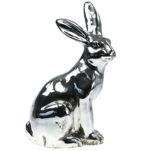 Floristik24 Lapin argent antique H35cm