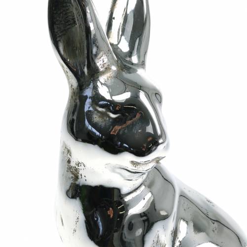 Floristik24 Lapin argent antique H31cm