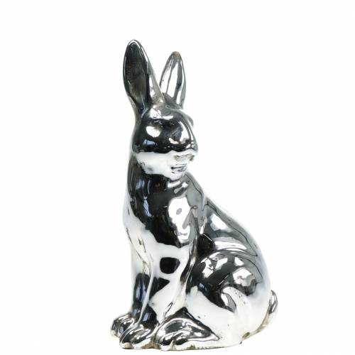Floristik24 Lapin argent antique H31cm