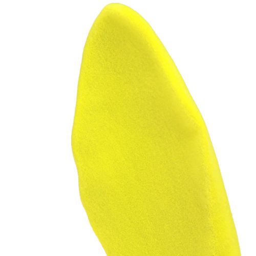 Article Oreilles décoratives de lapin jaune vert pistache Pâques sur bâton 56cm