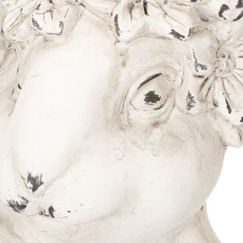 Article Lapin décoratif aux détails soignés, idéal pour des idées intemporelles de printemps et de Pâques, 34 cm