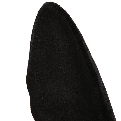Article Oreilles de lapin décoration lapin de Pâques bâton floqué noir 56cm