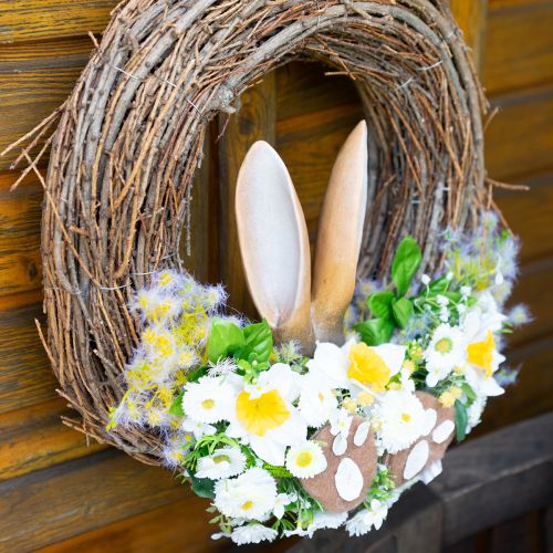 Article Décorations de Pâques, oreilles de lapin, piquets de jardin au charme rétro pour embellir votre jardin à Pâques, 35 cm, lot de 2