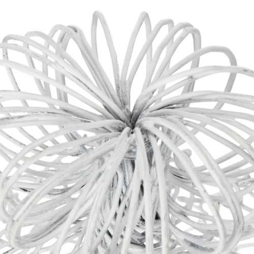 Article Clochette vintage en fil de fer pour décoration de table rustique, 23 cm